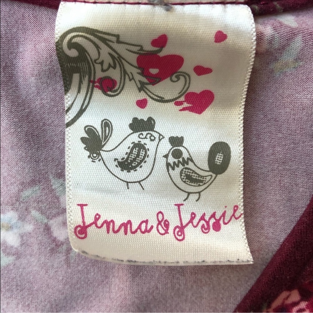 *RELISTED* Jenna & Jessie Floral A-line Dress 3/4 length sleeve Girls Sizes 8 - Picture 5 of 7